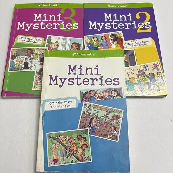 Set of 3 American Girl Books Mini Mysteries Books 1 thru 3 Paperback - Picture 1 of 14